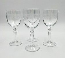 Set of 4 French Ornate Etched