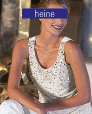 NEU LUXUS ABENDTOP PAILLETTEN