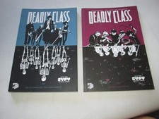 2 Comics Cross Cult DEADLY CLASS 1 (1987 Akademie)+ 2 (1988 Kinder ohne Heimat)