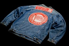 Offenbach Kickers OFC Kutte Jeans Jacke Denim Vintage Ultras Patches Aufnäher M