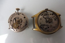 Junghans 2 alte Uhrwerke für Armbanduhren , JUNGHANS