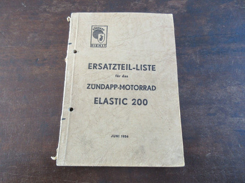 Zundapp 200 elastic - elastic, 1954