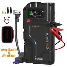 8000A Auto Starthilfe Jump Starter Ladegerät Powerbank mit 150PSI Luftkompressor