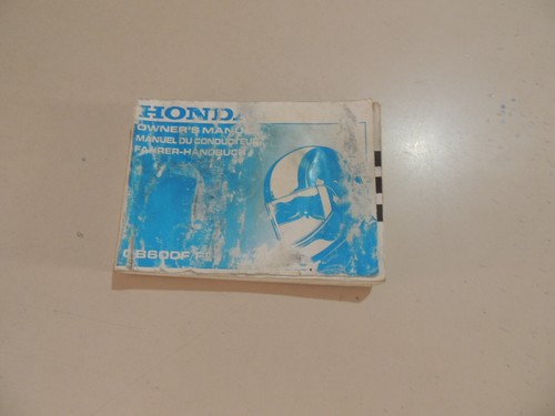 Fahrerhandbuch honda 600 f - fahrerhandbuch,