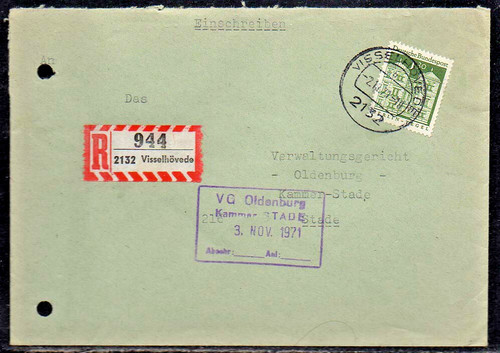0461 ebf einschreiben brief - ebf, r-brief