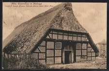 Ansichtskarte Hollwege, Altes Bauernhaus mit Inschrift 1919 