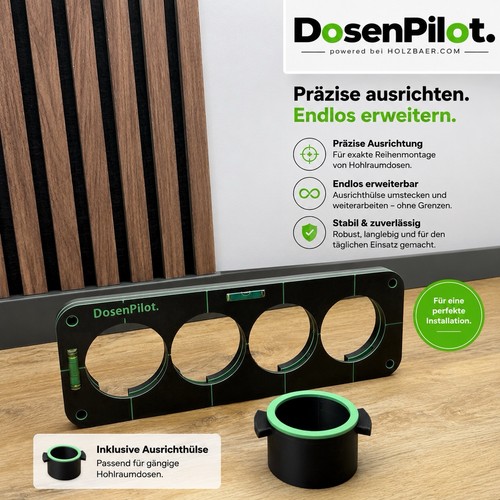 Dosenpilot bohrschablone 68 - bohrschablone,