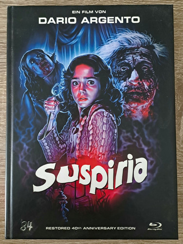 Suspiria uncut blu - suspiria, blu-ray