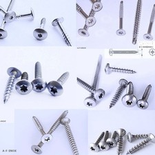 Spanplattenschrauben Edelstahl VA Terrassenschrauben Fassadenschrauben  für Holz