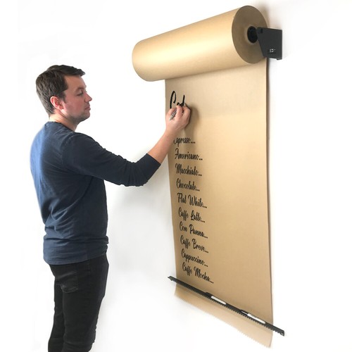 Braun papier rollenspender - braun,