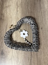 Weidenherz Ring Grau mit