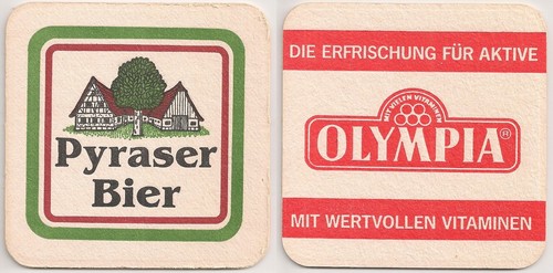 Pyraser bier alter bierdeckel - alter,