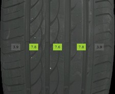 245/35 R19 93Y Sommerreifen Radar Dimax R8 7mm DOT 4824 - 2 REIFEN