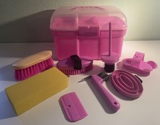 Kerbl Putzbox Pferde Kinder 8- Teilig