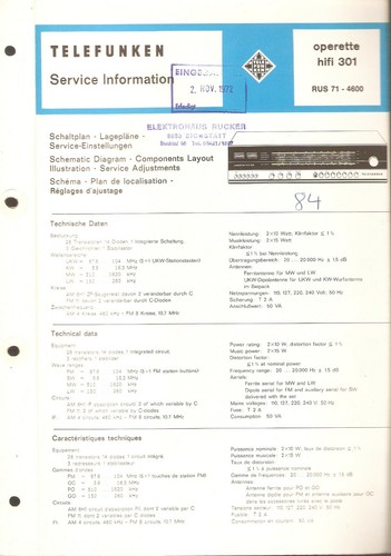 Telefunken kofferradio - telefunken,
