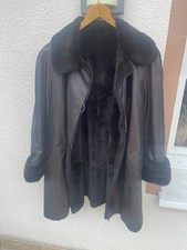 Pelzjacke Innenfutter Geschoren Samtwiesel