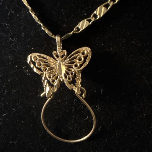 18k gelbgold schmetterling - 18k,