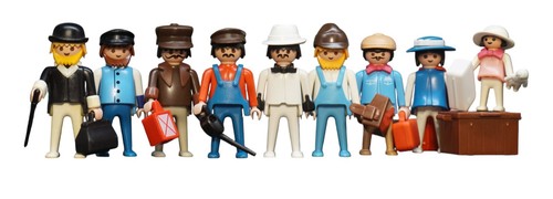 Playmobil figuren reisende - 7,