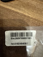 Sim-Karte mit Handynummer