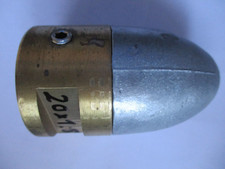 Wellenmutter+ Anode, Propelleranode, Opferanode für Welle, Gewinde M20 x 1,5 mm