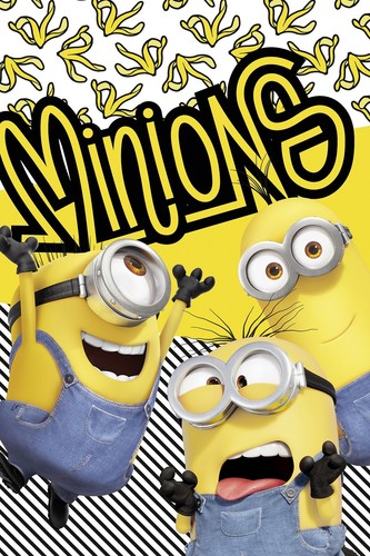 Minions banana fleecedecke - minions,