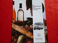 MERCEDES T2 Grosstransporter 811 D Getränkefahrzeug Prospekt Brochure von 1993