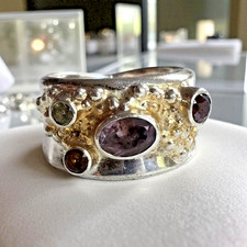 * Sehr edel * Schöner Damenring * Steinbesatz * Silber 925 * (1519)