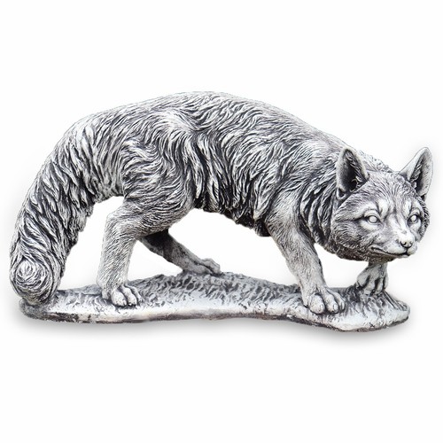 Steinfigur grosser fuchs - steinfigur,