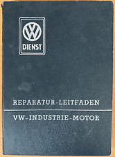 ORIGINAL Volkswagen Reparatur-Leitfaden VW-Industrie-Motor 1953, Rarität