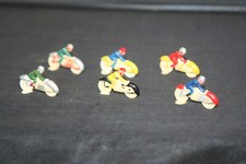 Konvolut 6x altes Motorrad Rennmotorrad Handbemalte Modelle 40er Jahre ca 1/87