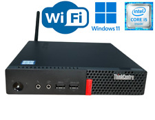 Lenovo M910q TINY Core i5-7500T QUAD 32GB 512GB SSD WLAN BT Win11 + D.P. Kabel