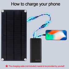 80W Solarpanel Ladegerät für