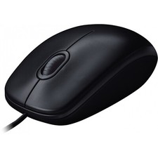 Logitech M90 Maus Optische Computer Maus Schwarz mit Kabel USB 1000 DPI