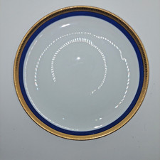 Eschenbach Porzellan kobalt blau mit Goldrand Teller Frühstücksteller