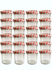 Sturzgläser 167 ml To66 Marmeladengläser Einmachgläser Einweckgläser Rot-Kariert
