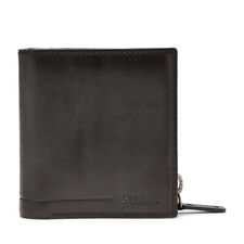 Fossil Allen Zip Bifold Black