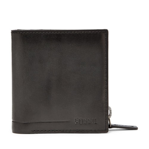 Fossil allen zip bifold black - allen,