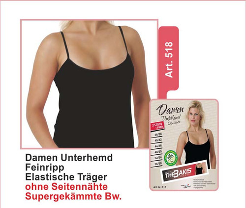 Stück damen unterhemd - 4,