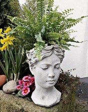 ❀ Pflanztopf Frauenkopf