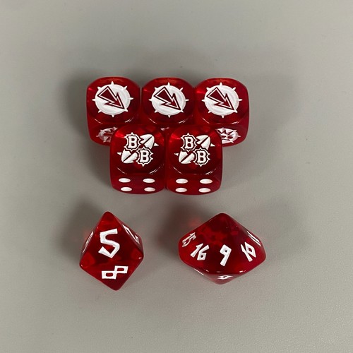 Rote blut schüssel würfel - blut,