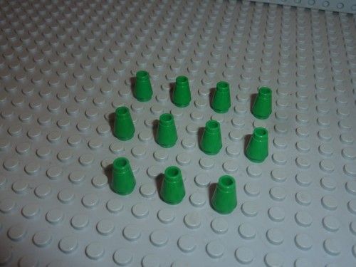 Grüner kegel lego green - kegel,