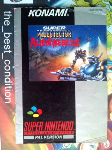 Manual super probotector alien - super,