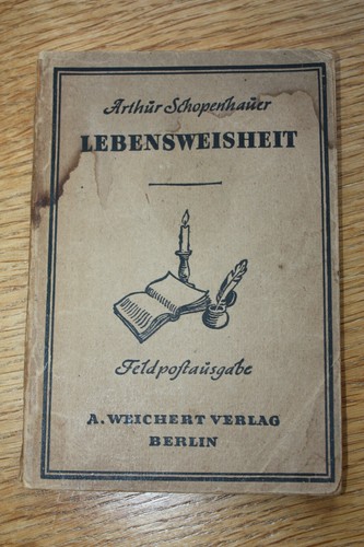 Schopenhauer lebensweisheit - schopenhauer:,