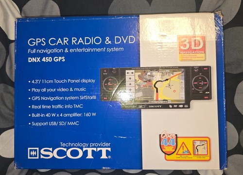 Scott dnx 450 - gps, autoradio