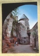 Alte AK-Burg Sickingen-Landstuhl-Pfalz-ungelaufen-70er Jahre?