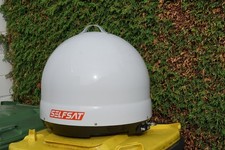 Selfsat Snipe Direct Sat-Anlage, Single-LNB, weiß, automatische satsuche