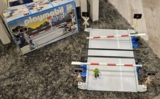 Playmobil 4383 Bahnübergang RC Eisenbahn Lok Zug Train