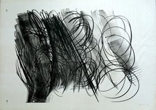 HANS HARTUNG - Lithographie Großformat - signiert
