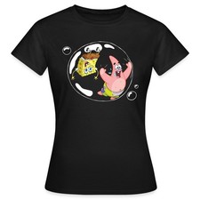 Spongebob Schwammkopf Mit Patrick In Einer Blase Frauen T-Shirt