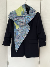 Roeckl Tuch 1,40 x 1,40 Paisley, türkis